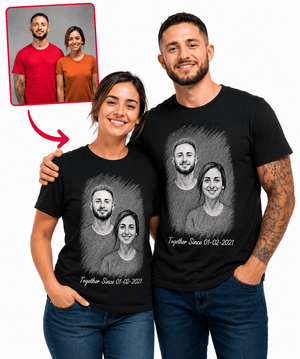 Customized Couple Tees (Pack of 2) - Letshandcraft