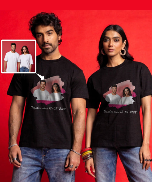 Customized Couple Tees (Pack of 2) - Letshandcraft