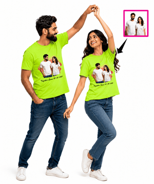 Customized Couple Tees (Pack of 2) - Letshandcraft