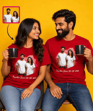 Customized Couple Tees (Pack of 2) - Letshandcraft