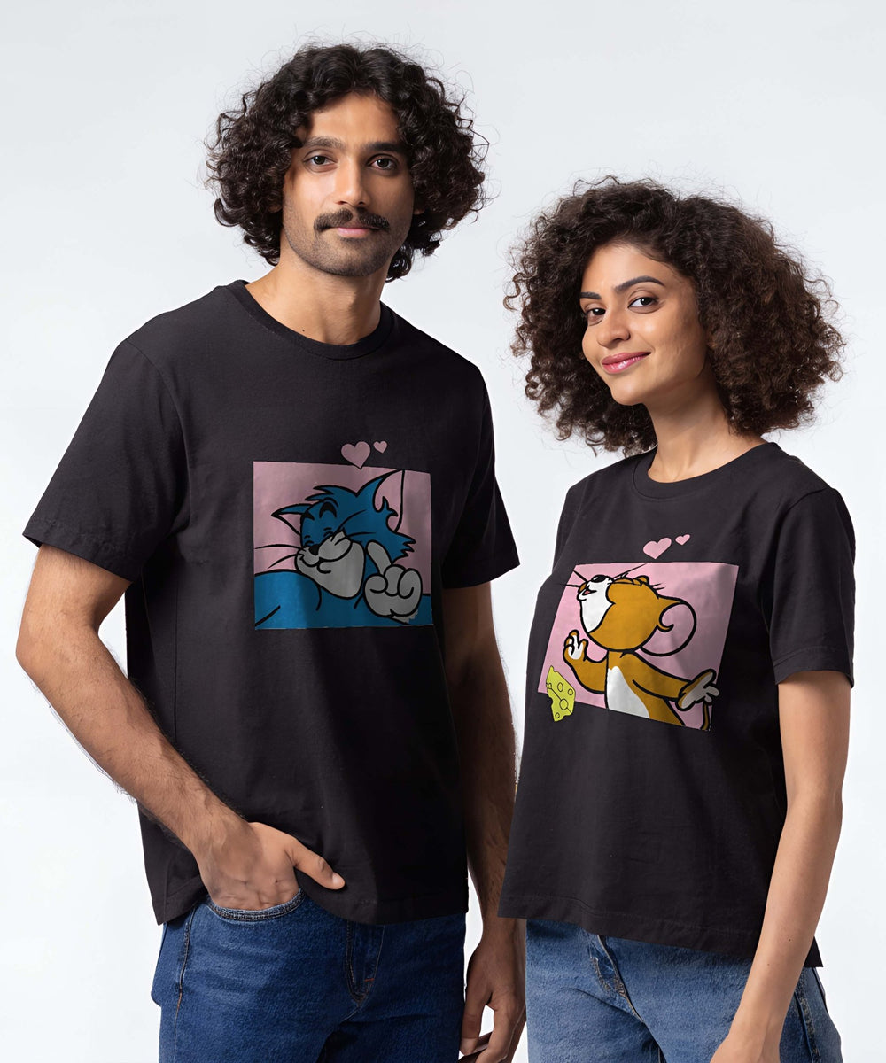Cute Cartoon - Couple T-shirts (Pack of 2) - Letshandcraft