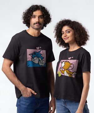 Cute Cartoon - Couple T-shirts (Pack of 2) - Letshandcraft