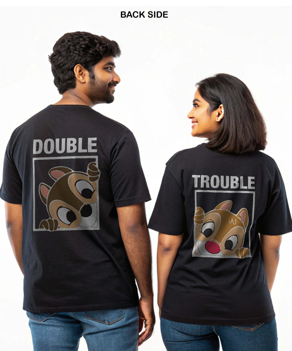 Double Trouble - Oversized Drop Shoulder T-Shirt (pack of 2) - Letshandcraft