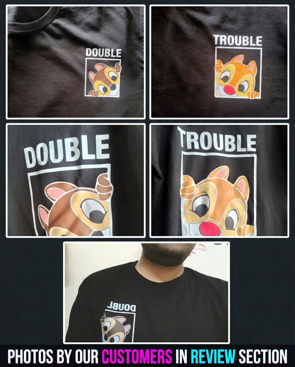 Double Trouble - Oversized Drop Shoulder T-Shirt (pack of 2) - Letshandcraft