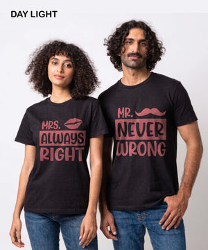 Glow in Dark - Couple T-shirts (Pack of 2) - Letshandcraft