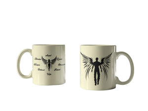 Guardian & Angel - Set of 2 Gifting Mugs (325 ml) for Couple - Letshandcraft