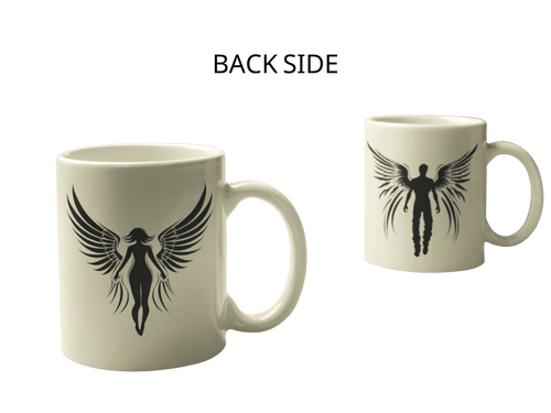 Guardian & Angel - Set of 2 Gifting Mugs (325 ml) for Couple - Letshandcraft
