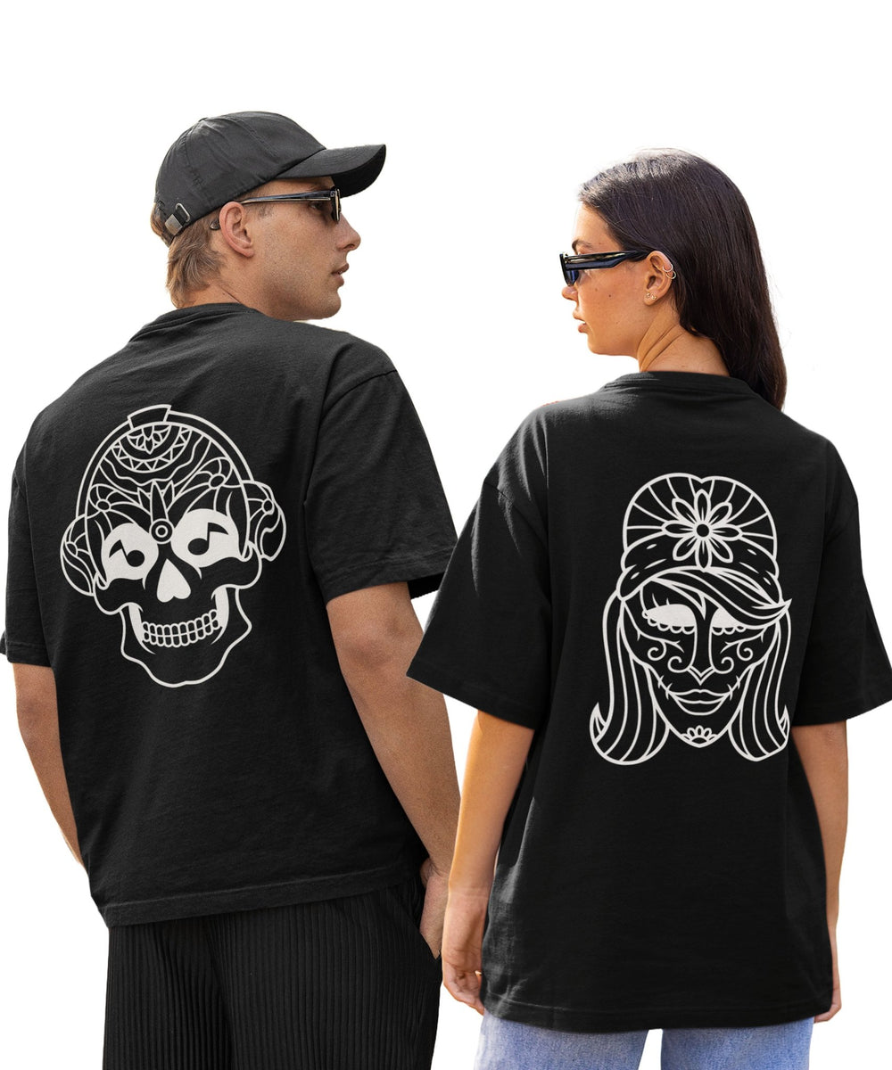 Hakunamatata - Both Side Printed Oversized Drop Shoulder T-Shirt - Letshandcraft