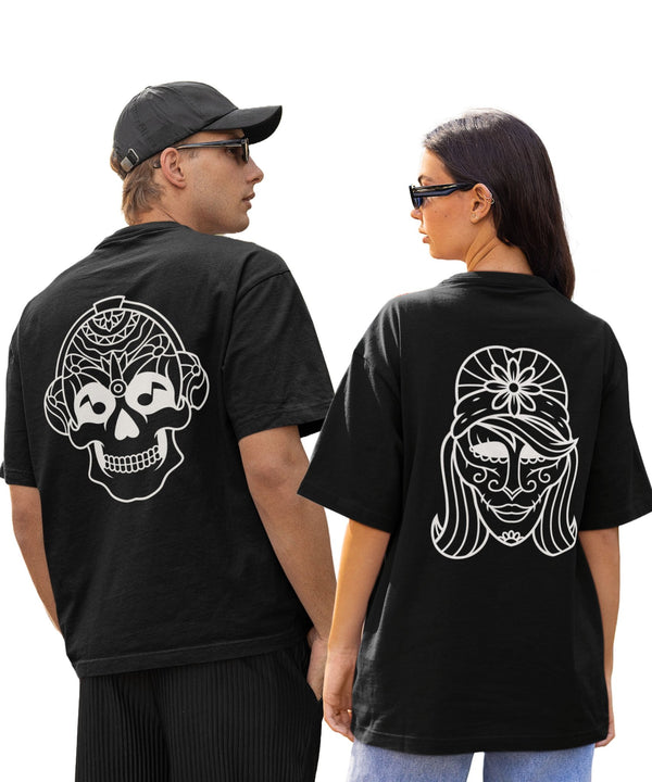Hakunamatata - Both Side Printed Oversized Drop Shoulder T-Shirt - Letshandcraft