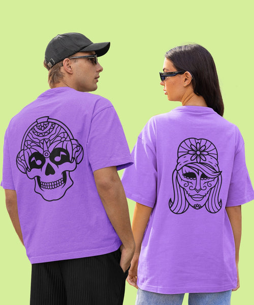 Hakunamatata - Both Side Printed Oversized Drop Shoulder T-Shirt - Letshandcraft