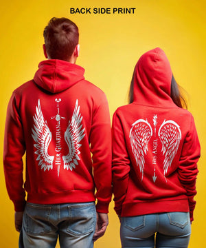 His Angel v. Her Guardian - Couple Hoodies (pack of 2) - Letshandcraft
