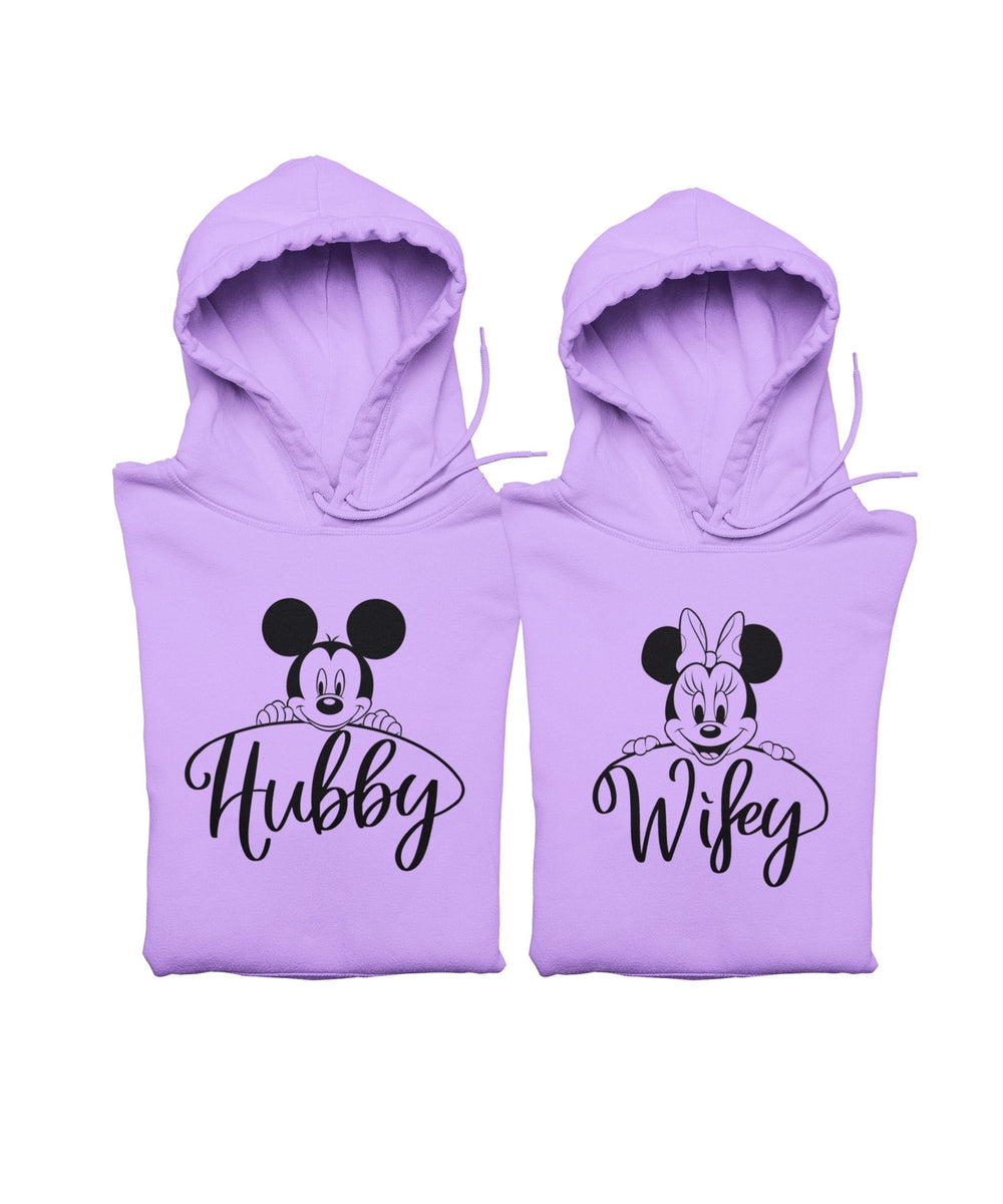Hubby v. Wifey - Couple Hoodies (pack of 2) - Letshandcraft