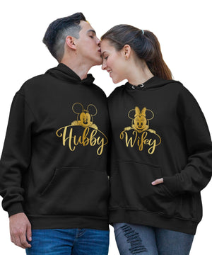 Hubby v. Wifey - Couple Hoodies (pack of 2) - Letshandcraft