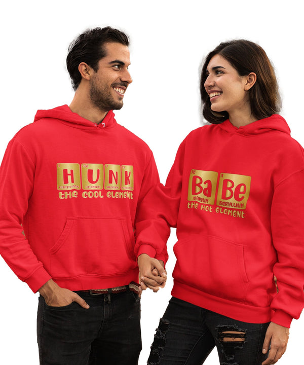 Hunk & Babe - Couple Hoodies (pack of 2) - Letshandcraft