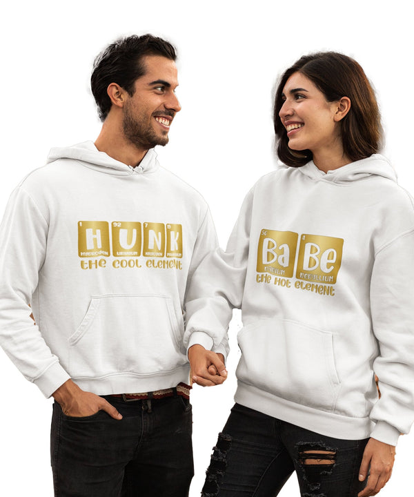 Hunk & Babe - Couple Hoodies (pack of 2) - Letshandcraft