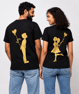 Kissing Couple - Couple T-shirts (Pack of 2) - Letshandcraft