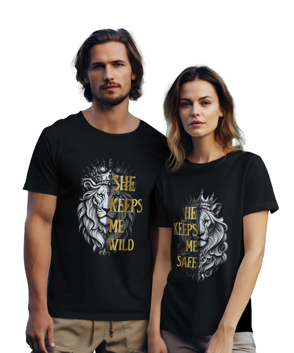 Lion Lioness - Couple T-shirts (Pack of 2)