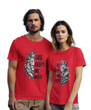 Lion Lioness - Couple T-shirts (Pack of 2)