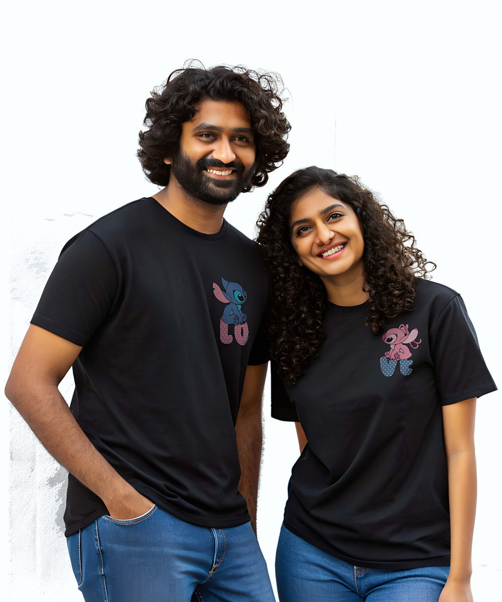 Love Couple - Couple T-shirts (Pack of 2) - Letshandcraft