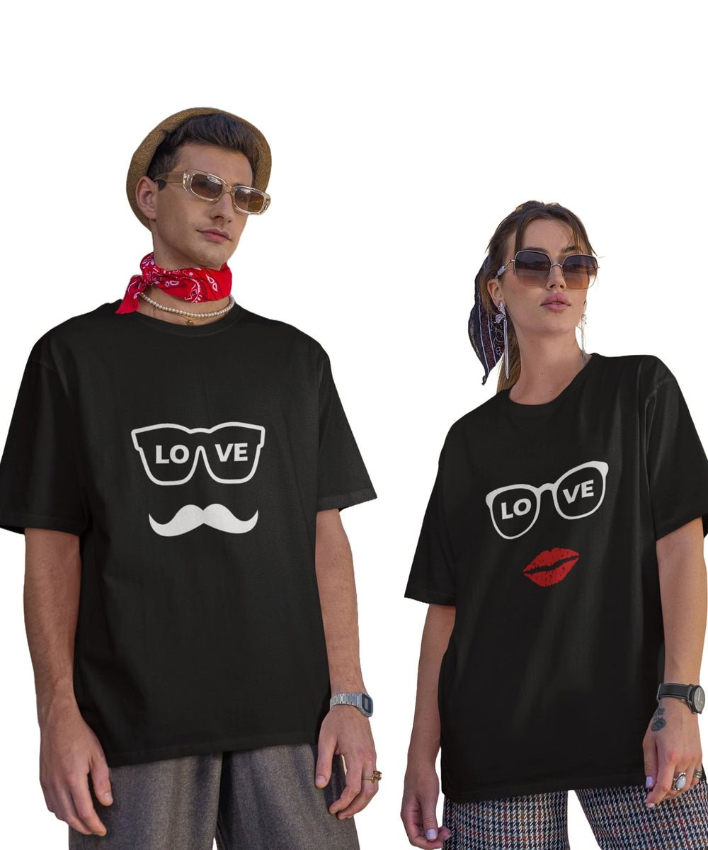 Love - Oversized Drop Shoulder T-Shirt (pack of 2) - Letshandcraft
