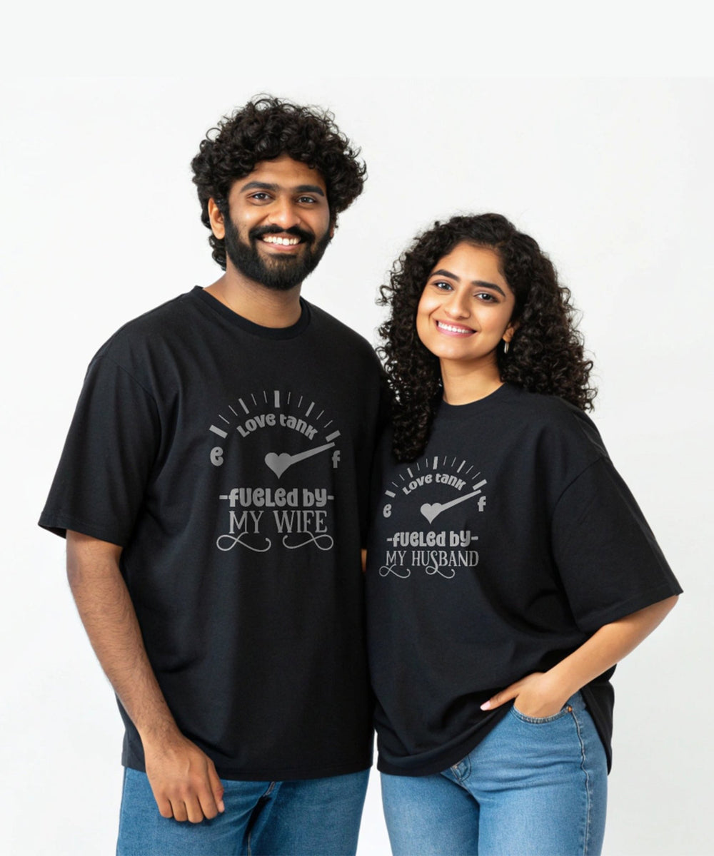 Love Tank - Oversized Drop Shoulder T-Shirt (pack of 2) - Letshandcraft