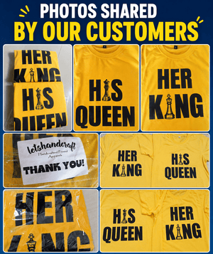 Man & The Boss - Couple T-shirts (Pack of 2) - Letshandcraft