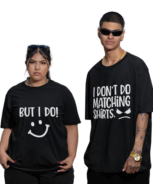 Matching Dress - Oversized Drop Shoulder T-Shirt (pack of 2) - Letshandcraft