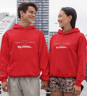 My Lifeline - Couple Hoodies (pack of 2) - Letshandcraft