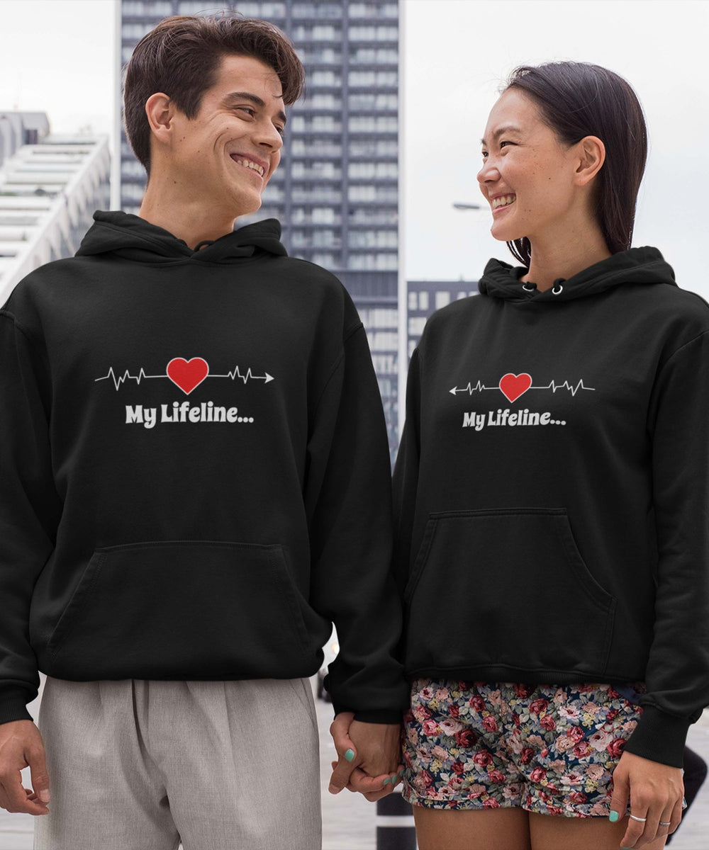 My Lifeline - Couple Hoodies (pack of 2) - Letshandcraft
