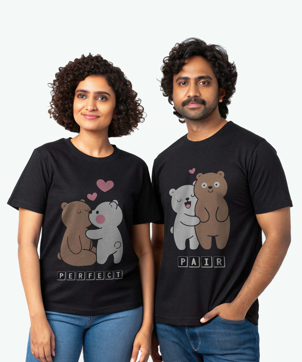 Perfect Pair - Couple T-shirts (Pack of 2) - Letshandcraft