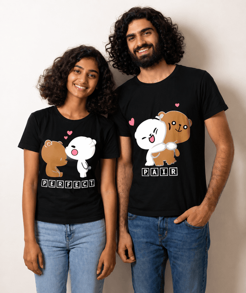 PERFECT PAIR - Couple T-shirts (Pack of 2) - Letshandcraft