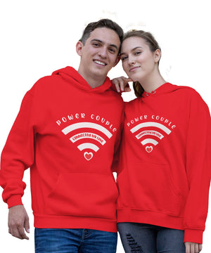 Power Couple Matching Hoodies - Couple Hoodies (pack of 2) - Letshandcraft