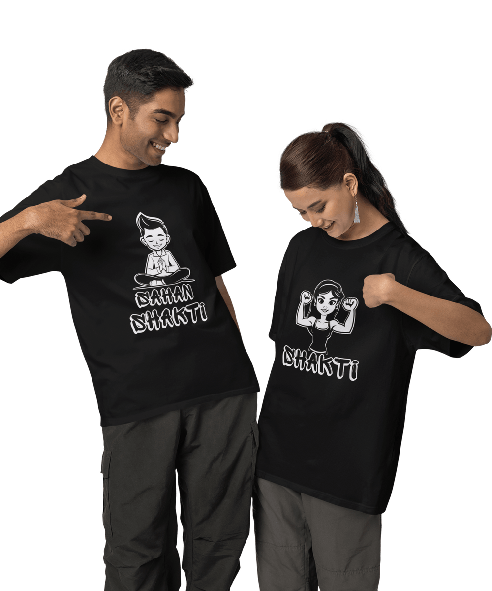 Shakti v. Sahan Shakti - Oversized Drop Shoulder T-Shirt (pack of 2) - Letshandcraft