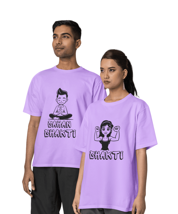 Shakti v. Sahan Shakti - Oversized Drop Shoulder T-Shirt (pack of 2) - Letshandcraft