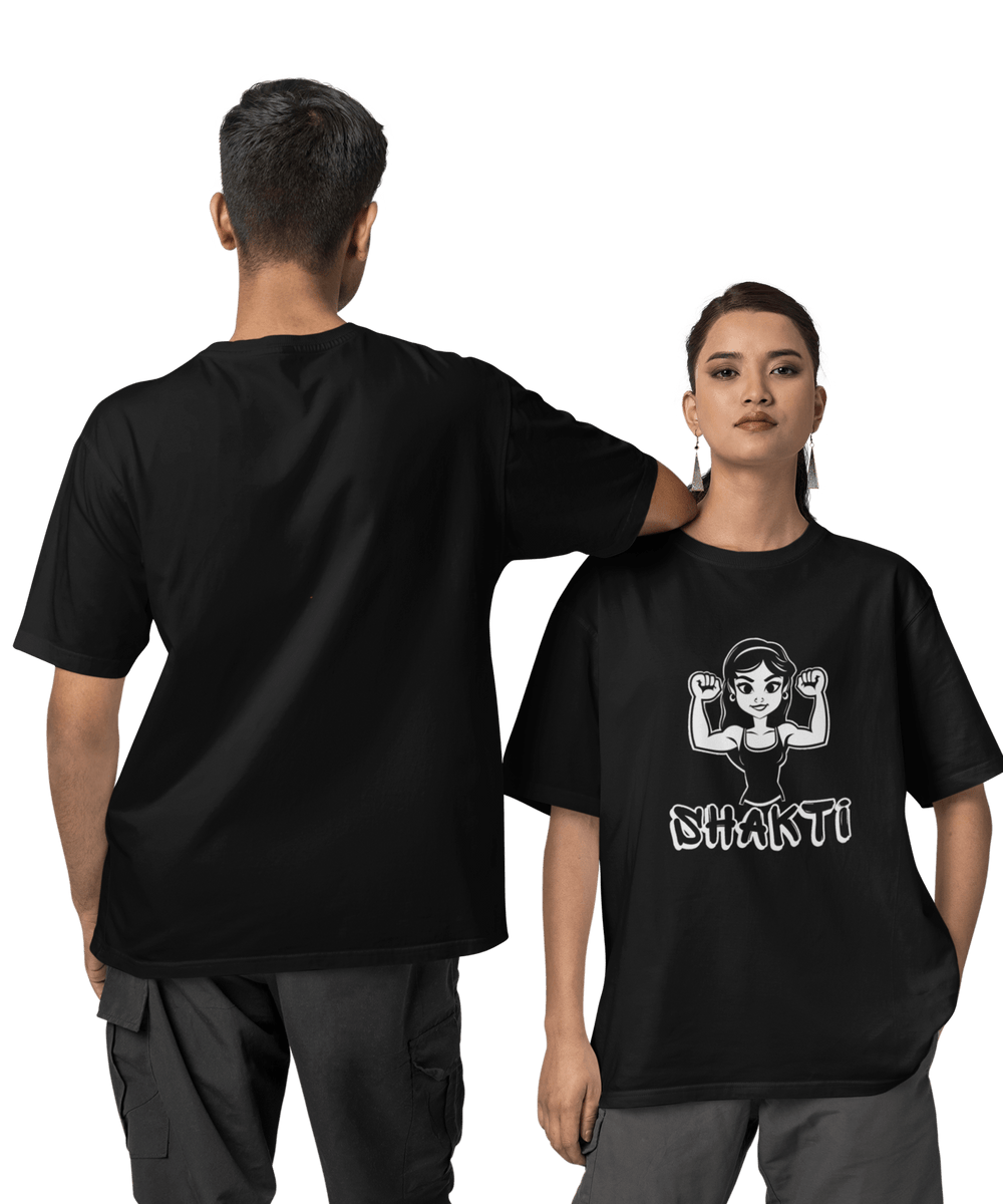 Shakti v. Sahan Shakti - Oversized Drop Shoulder T-Shirt (pack of 2) - Letshandcraft