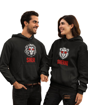 SHER v. SHERNI - Matching Couple Hoodies (pack of 2) - Letshandcraft