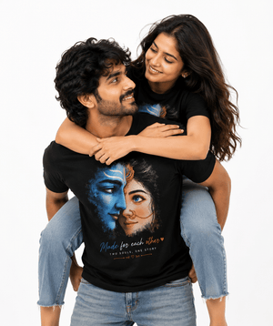Shiv Parvati Love - Couple T-shirts (Pack of 2) - Letshandcraft
