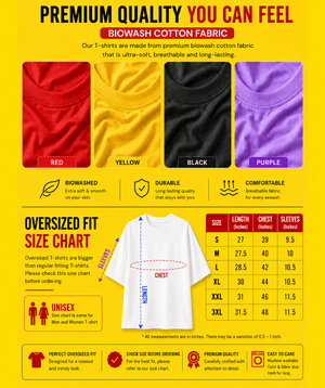 Shree Ram Sita Bond - Oversized Drop Shoulder T-Shirt (pack of 2) - Letshandcraft