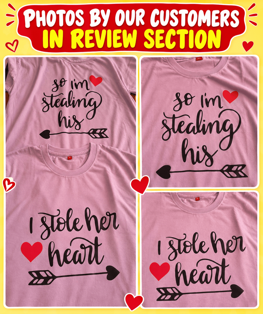 Stealing Hearts - Oversized Drop Shoulder T-Shirt (pack of 2) - Letshandcraft