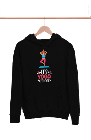 Yoga O'Clock - Funny Print Yoga Hoodies - Letshandcraft