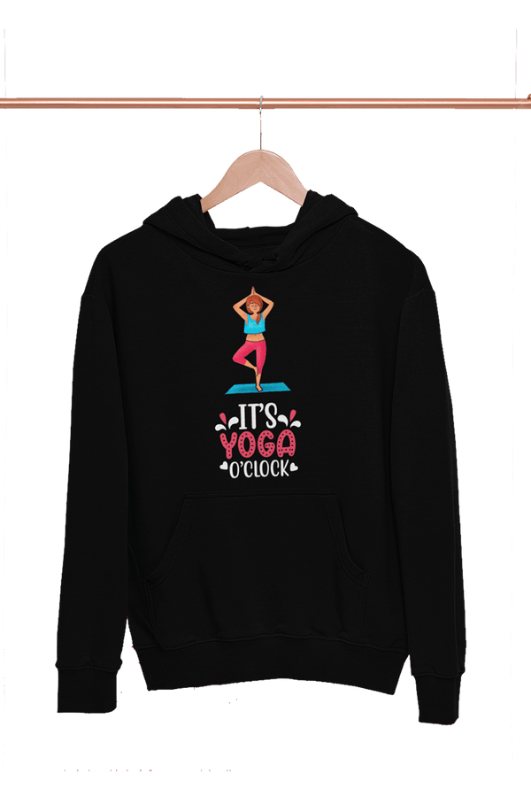 Yoga O'Clock - Funny Print Yoga Hoodies - Letshandcraft