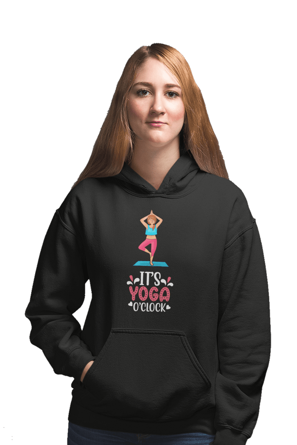 Yoga O'Clock - Funny Print Yoga Hoodies - Letshandcraft
