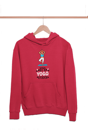 Yoga O'Clock - Funny Print Yoga Hoodies - Letshandcraft