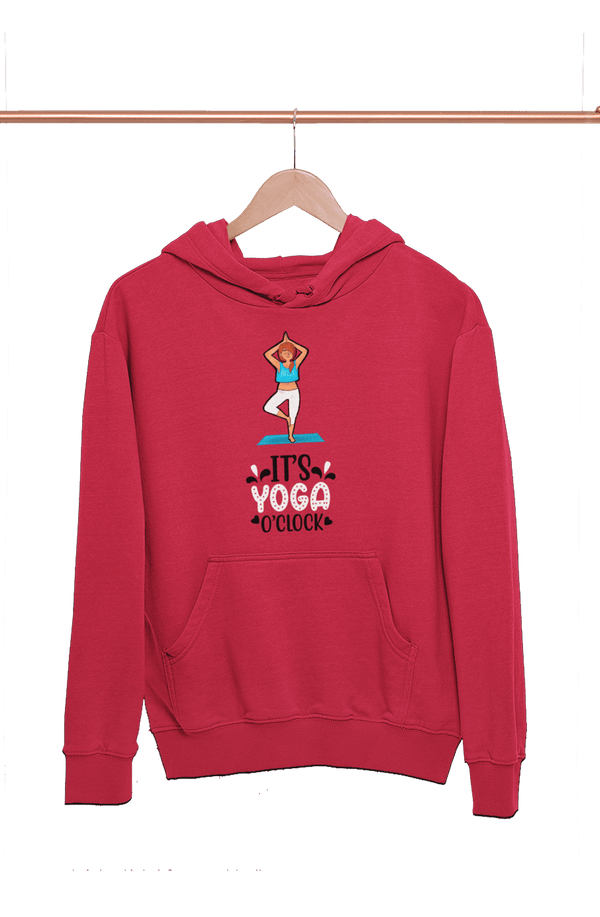 Yoga O'Clock - Funny Print Yoga Hoodies - Letshandcraft