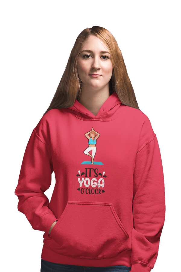 Yoga O'Clock - Funny Print Yoga Hoodies - Letshandcraft