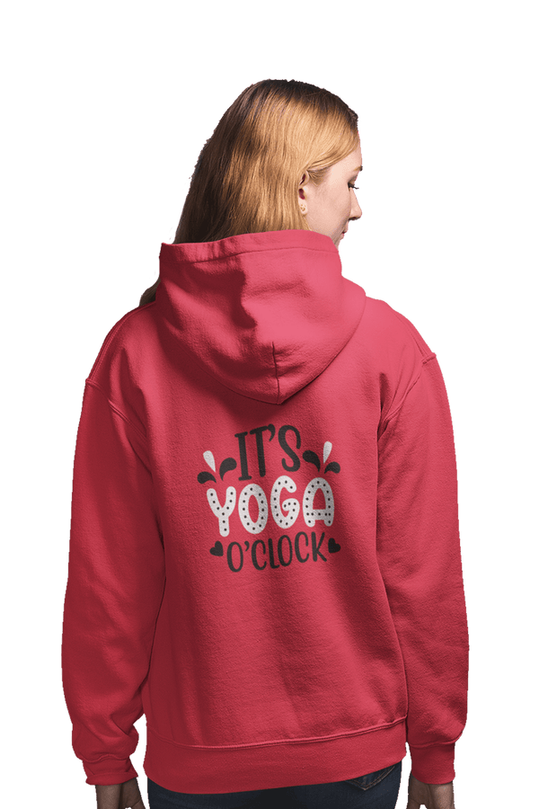 Yoga O'Clock - Funny Print Yoga Hoodies - Letshandcraft
