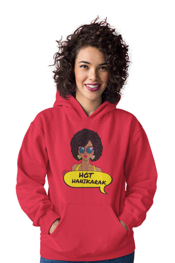 Hot Hanikarak - Funny Print Hoodies for Women (Printed on Front and Back, both)