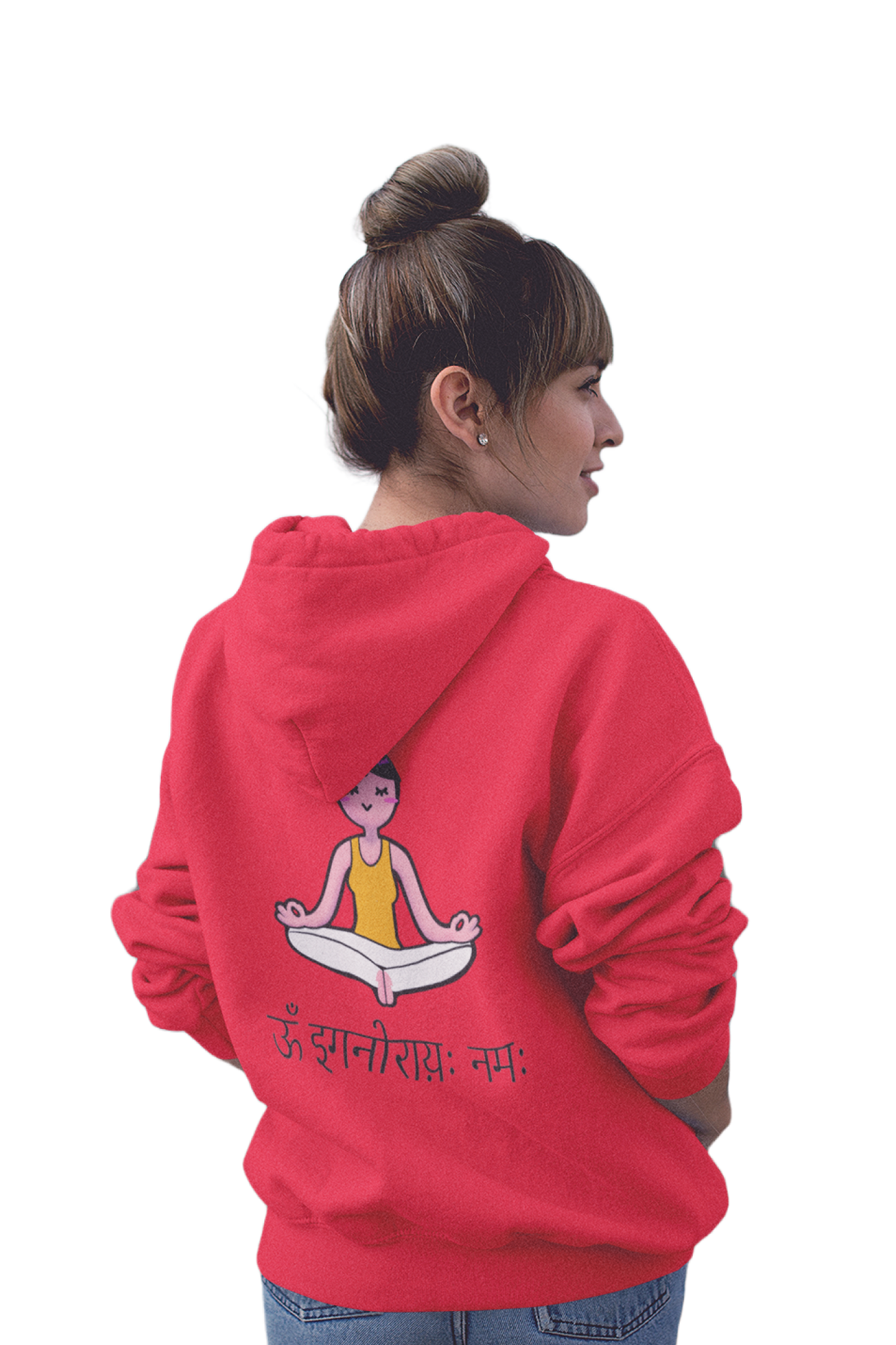 Om ignorai Nameh - Funny Print Yoga Hoodies