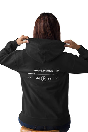 Unstoppable - Black Hoodies for Women
