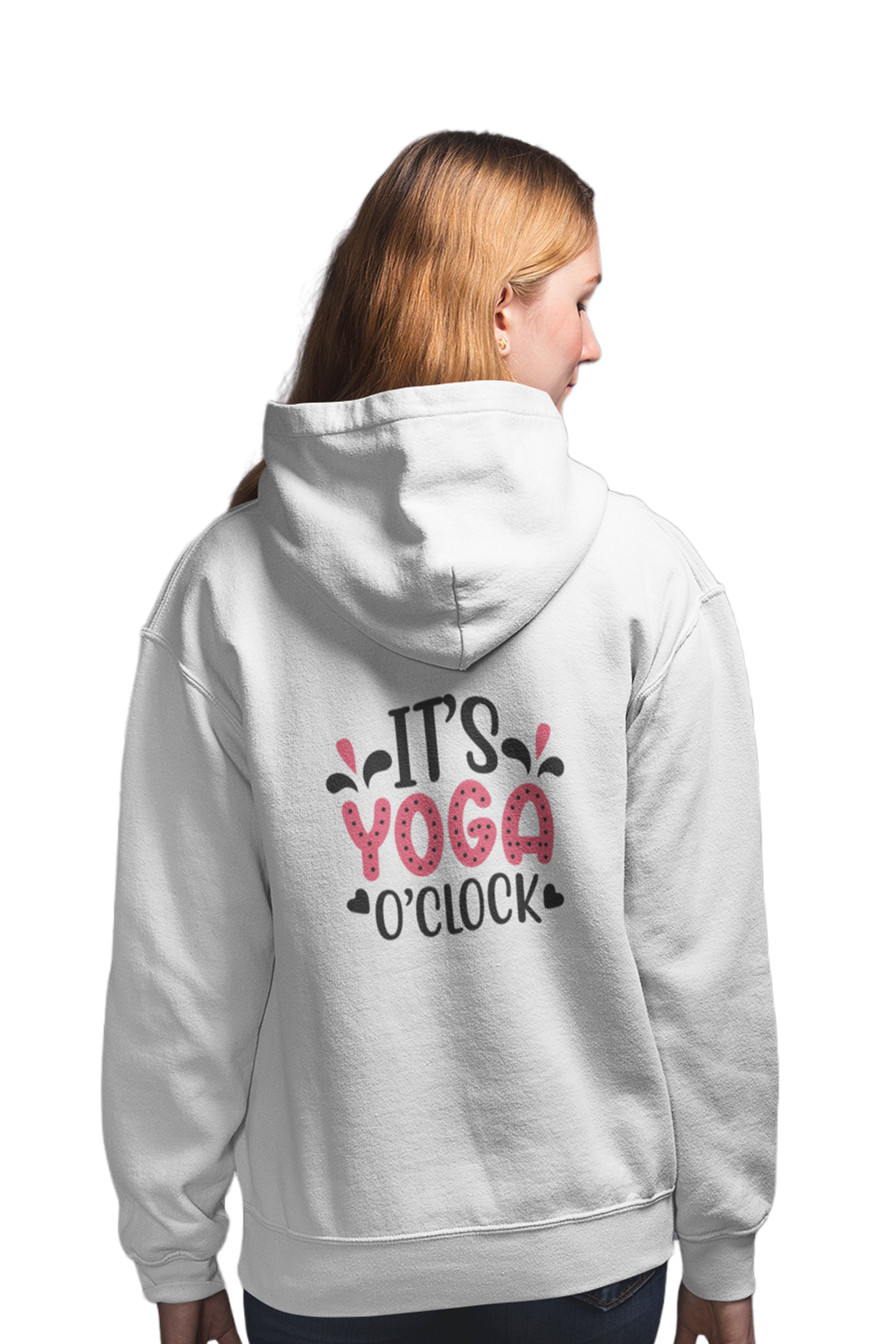 Yoga O'Clock - Funny Print Yoga Hoodies